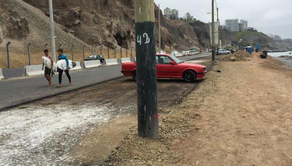 Tablistas rechazan construcción del tercer carril en la Costa Verde. (Rafael Cornejo)