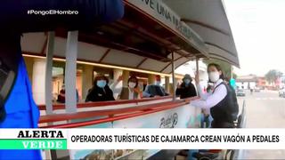 Cajamarca: Operadoras turísticas crean vagón a pedales