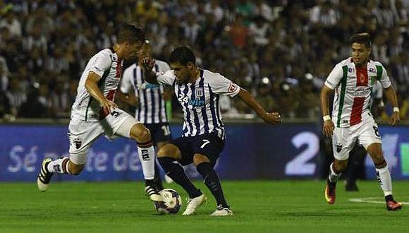 Alianza Lima perdió 2-0 ante Palestino de Chile en su 'Noche Blanquiazul'. (El Comercio)