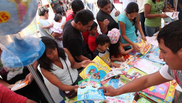 Feria del Libro Infantil y Juvenil se realizará del 8 al 11 de diciembre en el Parque de la Exposición. (El Comercio)