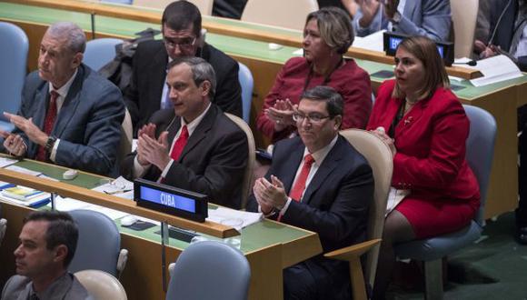 Estados Unidos se abstuvo en el voto contra el embargo a Cuba. (AFP)