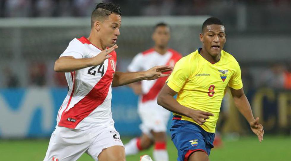 Cristian Benavente ingresó en el segundo tiempo del Perú vs. Ecuador. (Twitter Selección Peruana)