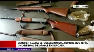 Santa Anita: sujeto detenido con armas y gran cantidad de municiones afirmó ser coleccionista