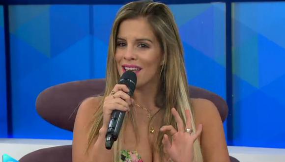 Alejandra Baigorria fue presentada como el nuevo jale de 'Espectáculos'. (Captura de TV)