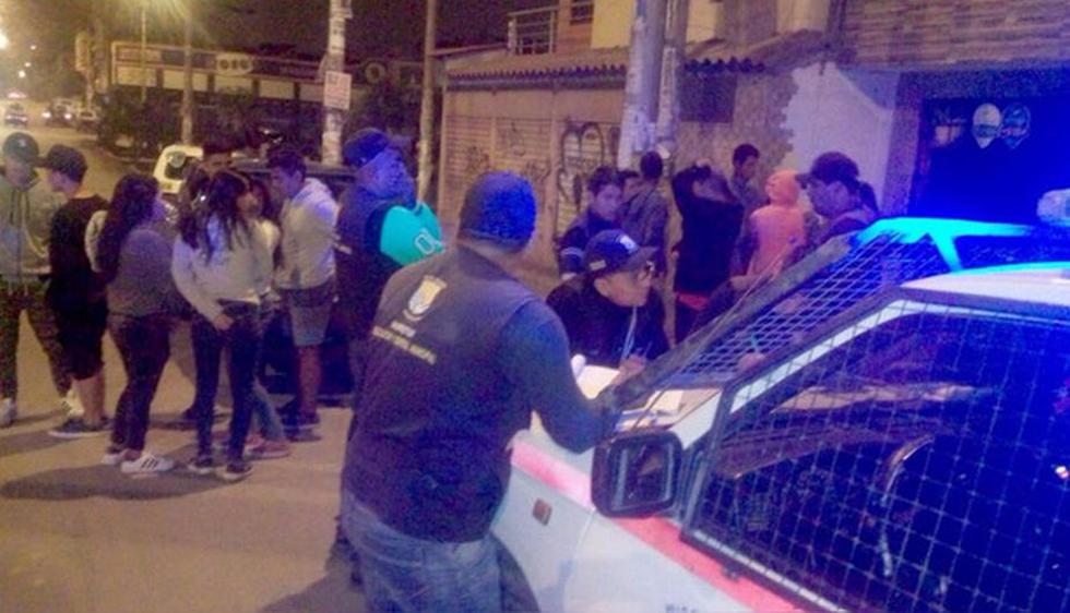 Villa El Salvador: Serenazgo interviene a 50 menores durante una ‘fiesta semáforo’. (El Comercio)