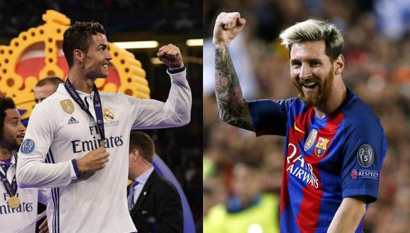 Lionel Messi está entre los 18 mejores de la Champions. (Composición)