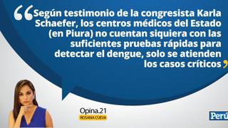 Rosana Cueva: Reconstrucción, sin dengue