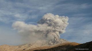Moquegua: Volcán Ubinas registró explosiones tras 7 meses de calma