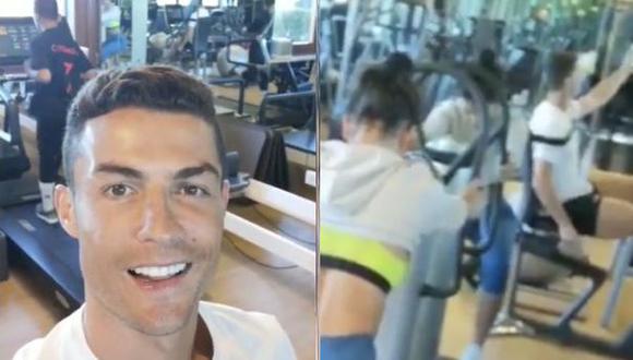 Cristiano Ronaldo continúa con su preparación para el reinicio de la actividad en Italia. (Captura: Instagram)