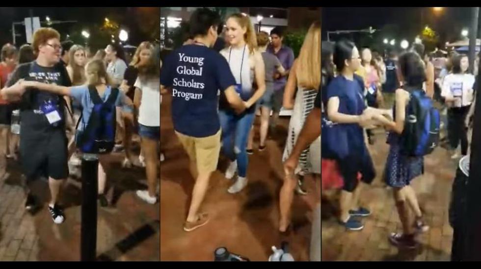 En un video en Facebook, unos jóvenes de EE.UU. hicieron viral sus pasos de la canción "Bailando", versión salsa. (Foto: Captura).