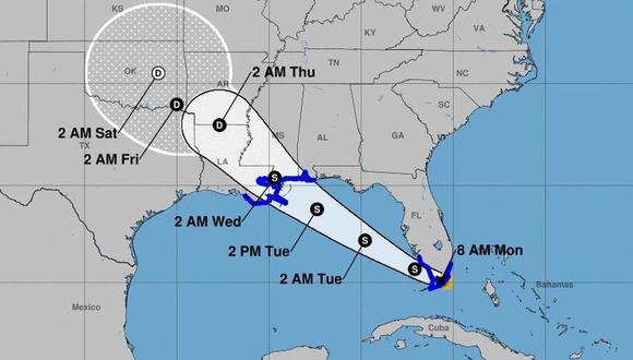 La tormenta tropical Gordon en las costas de Florida. (Foto: Administración Nacional Oceánica y Atmosférica)
