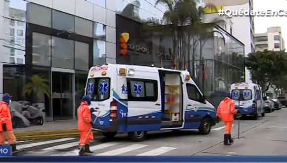 En el hotel ubicado en Miraflores se detectaron siete casos de contagio del nuevo coronavirus. (Captura: Canal N)
