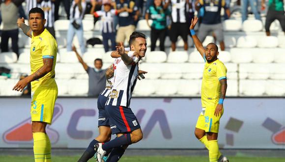 Pablo Lavandeira marcó un doblete en el Alianza Lima vs. Carlos Stein. (Leonardo Fernández / @photo.gec)