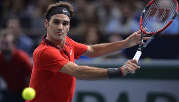 Roger Federer derrotó a Jeremy Chardy en París. (AFP)