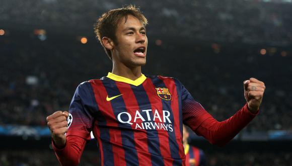 LA ROMPIÓ. Neymar Jr. tuvo una gran noche en el Camp Nou. (AFP)