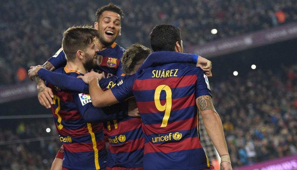 Barcelona se impuso 3-1 al Athletic de Bilbao y avanzó a las semifinales de la Copa del Rey. (AFP)