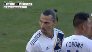 Golazo de Zlatan Ibrahimovic en el clásico de Los Ángeles: control, sombrero y ¡boom! [VIDEO]