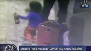 Lambayeque: Padres perderían patria potestad de niño al que dieron de beber cerveza [Video]