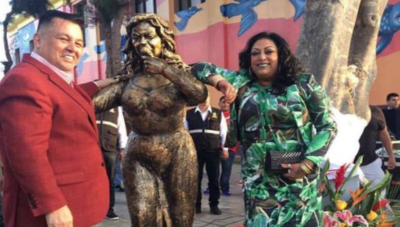 Callao le rinde homenaje a La India con estatua en su honor (Facebook)
