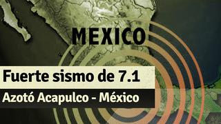 Terremoto en México: Impactantes imágenes del movimiento telúrico de 7.1