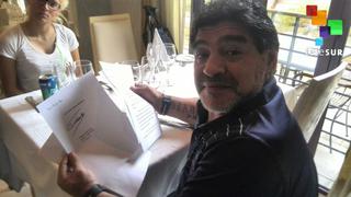 Con carta a Diego Maradona, Fidel Castro dio señas de que aún esta vivo