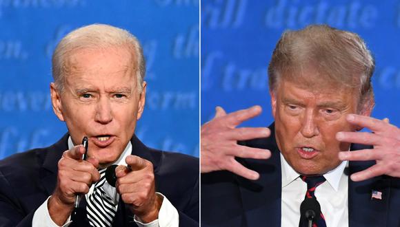 Joe Biden y Donald Trump recorren Estados Unidos en busca de los votos para ganar las elecciones del 3 de noviembre. (Foto: SAUL LOEB, Jim WATSON / AFP)