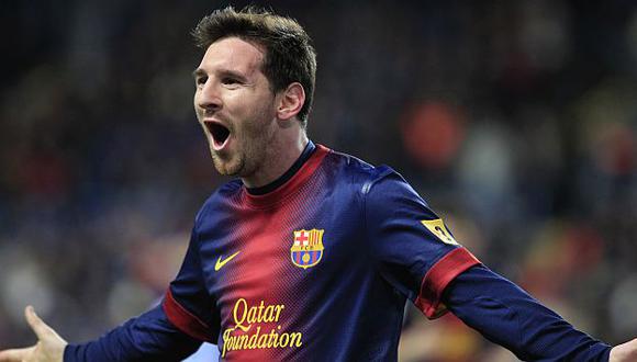 Tantas veces, Lio. Messi volvió a celebrar. (AP)