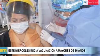 Minsa: vacunación contra COVID-19 de mayores de 36 años inicia este miércoles 25