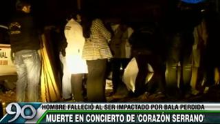 Villa María del Triunfo: Hombre murió baleado en show de Corazón Serrano