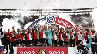 Feyenoord de Marcos López salió campeón de Países Bajos a dos fechas de concluir el campeonato