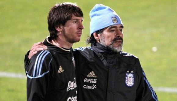 Lionel Messi recordó con mucho cariño a Diego Armando Maradona. (Foto: EFE)