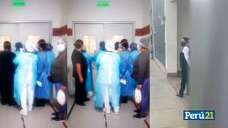 “¡Auxilio, tengo que salir!”, personal encerrado en Hospital de Ate por visita de ministro Condori 