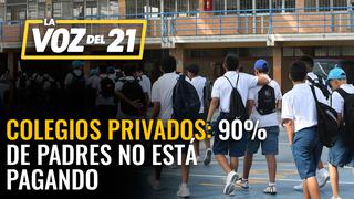 Colegios Privados: 90% de padres no está pagando