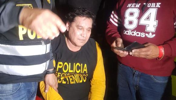 Carlos Burgos fue capturado en un hotel de Los Olivos. (PNP)