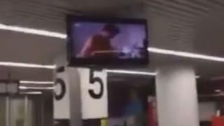 YouTube: Aeropuerto de Lisboa transmitió una película porno en su sala de equipajes [Video]