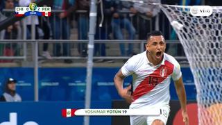 Perú vs. Chile: Yoshimar Yotún anotó golazo y firmó el 2-0 en semifinales de Copa América 2019 | VIDEO