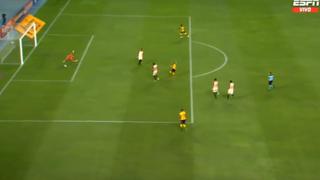Universitario cae: Emmanuel Martínez anotó el 1-0 de Barcelona SC [VIDEO]