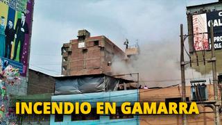 La Victoria: Reportan un incendio en galería comercial de Gamarra [VIDEO]