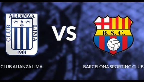 Alianza Lima se medirá con Barcelona SC en la Noche Blanquiazul. (Foto: Alianza Lima)