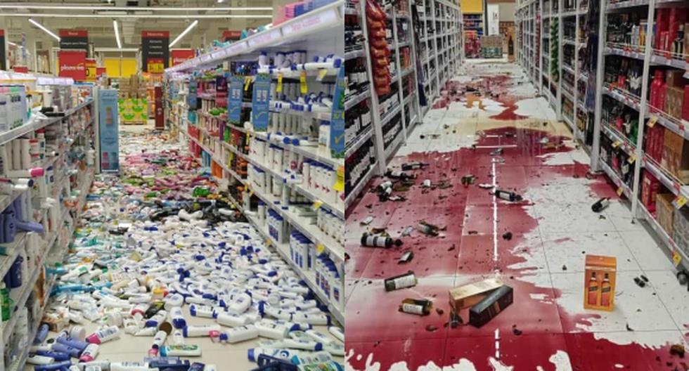 Usuarios compartieron imágenes de lo que dejó el sismo de magnitud 6