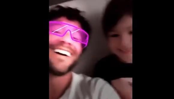 Yaco Eskenazi y su hijo Liam. (Instagram)