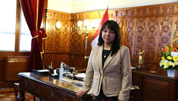 Mirtha Vásquez asumió la Presidencia del Consejo de Ministros en reemplazo de Guido Bellido. (Foto: El Comercio)