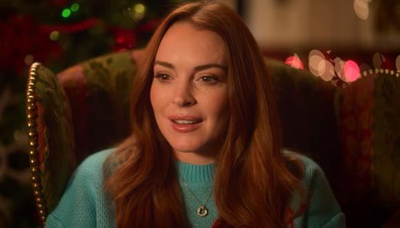Lindsay Lohan da vida a Sierra Belmont en "Falling for Christmas" (Foto: Netflix)
