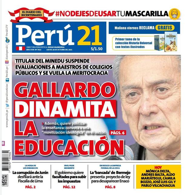 GALLARDO DINAMITA LA EDUCACIÓN
