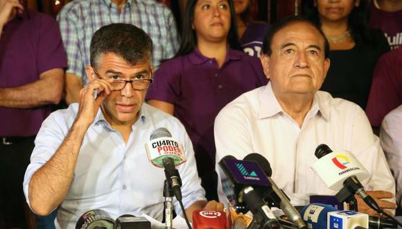 Aureo Zegarra se quejó de la salida de Todos por el Perú de la carrera presidencial. (EFE)