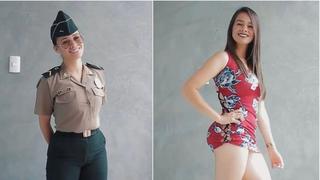 Abren proceso a mujer PNP tras realizar reto de quitarse el uniforme y cambiarlo por vestido [VIDEO]