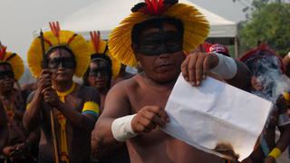 Indígenas brasileños prometen bloqueo indefinido en carretera amazónica  [FOTOS] 