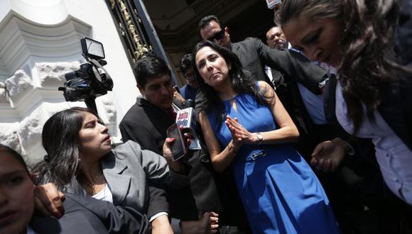 Nadine Heredia no contestó a la comisión alegando que ya lo hizo ante el Ministerio Público. (Anthony Niño de Guzmán/Perú21)