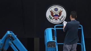 China entra en el consulado de EE.UU. en Chengdu tras la salida de estadounidenses