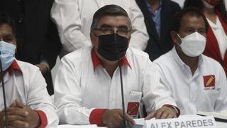 Alex Paredes: Hay “empatía” de otras bancadas para que Perú Libre presida Mesa Directiva